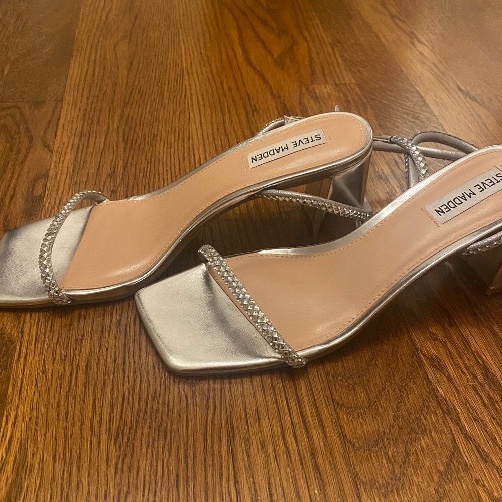 Steve Madden Ankle Strapped Block Heel